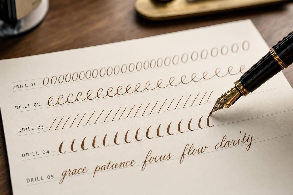 5 Fountain Pen Drills For Better Handwriting
