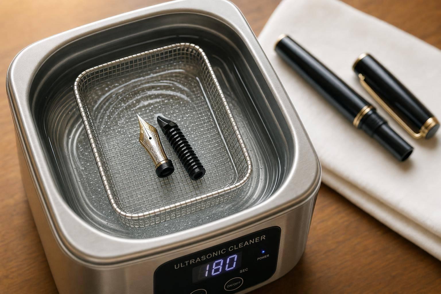 Using Ultrasonic Cleaners With Fountain Pens