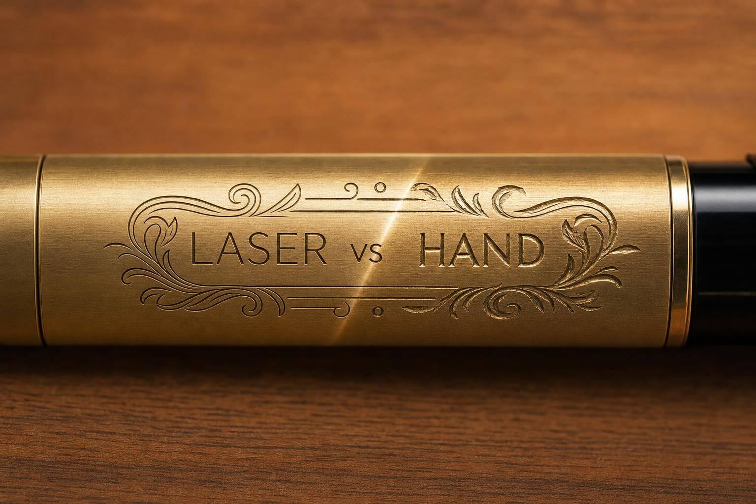 Laser vs Hand Engraving for Fountain Pens