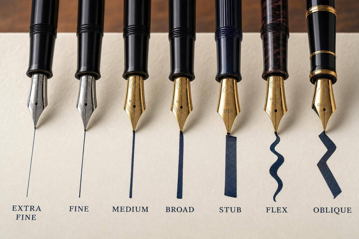 Complete Guide to Fountain Pen Nib Sizes