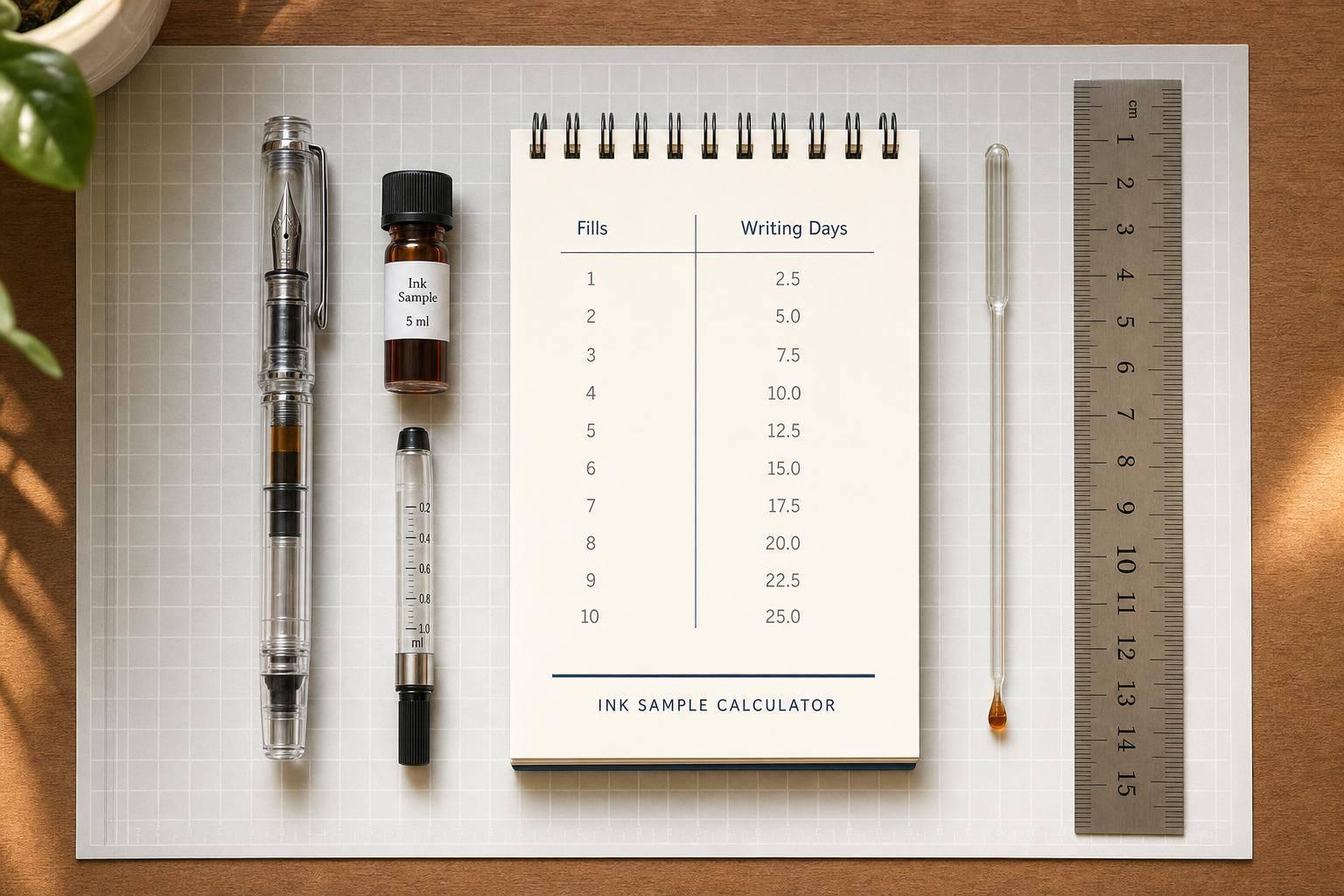 Ink Sample Calculator