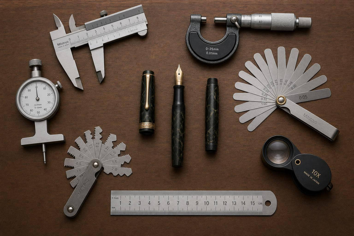 7 measuring tools for pen restoration