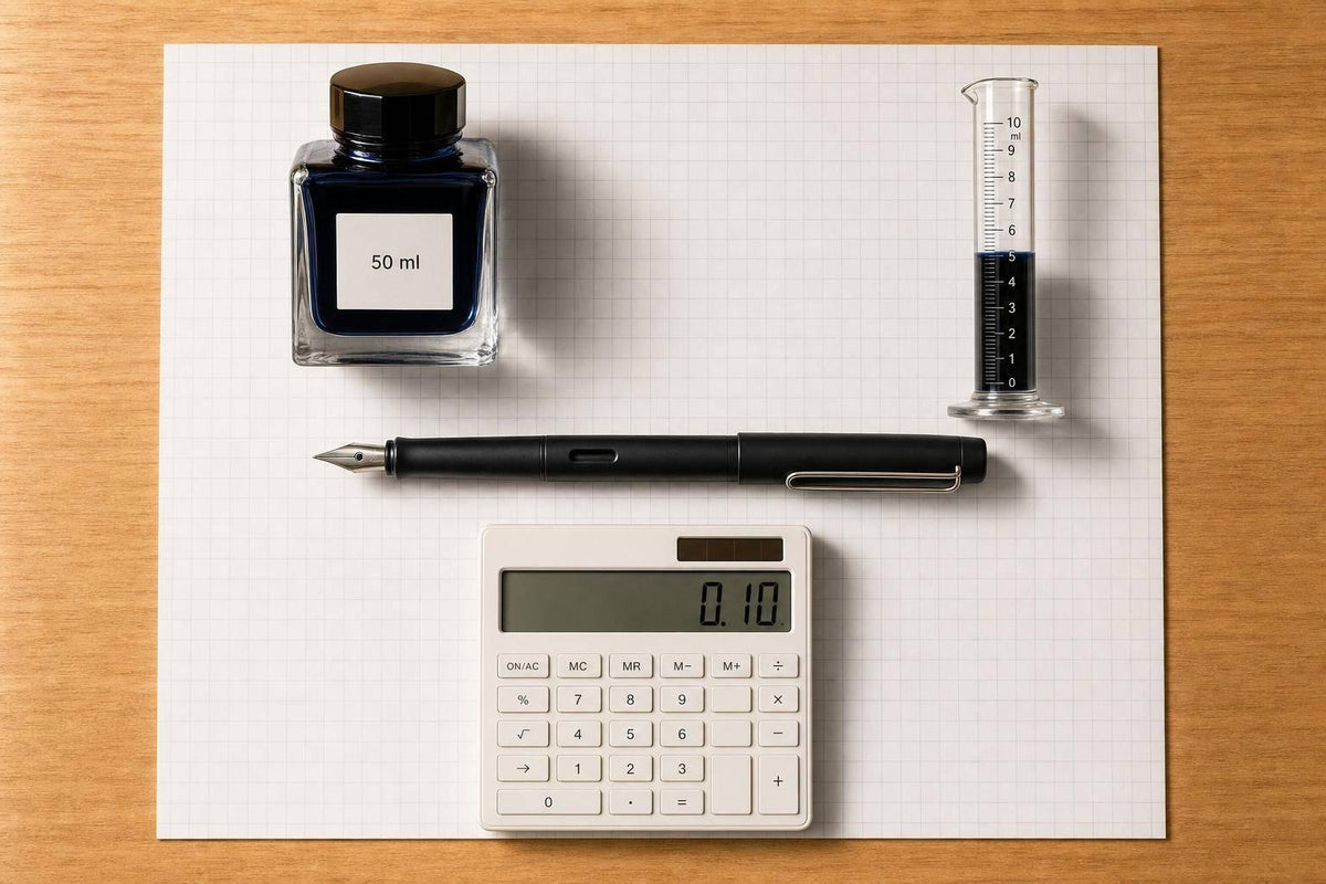 Fountain Pen Ink Refills Calculator