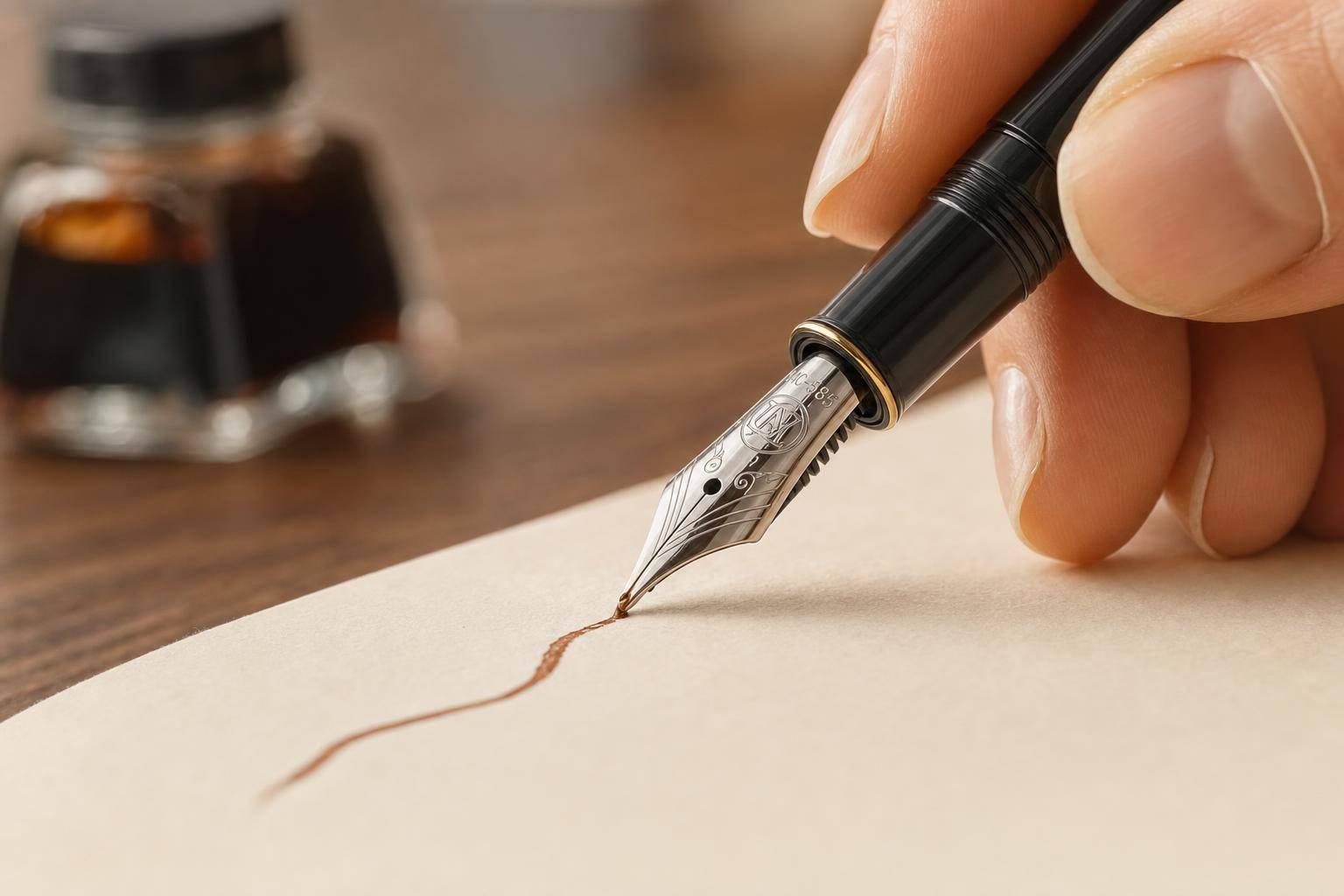 How to Use a Fountain Pen