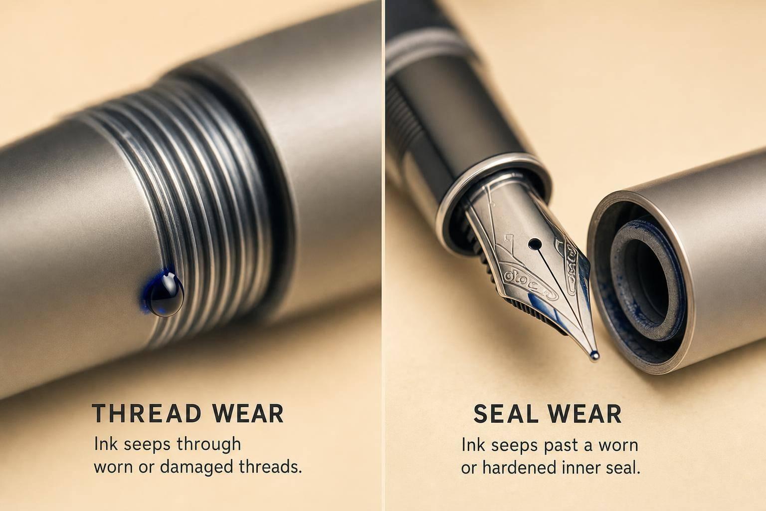 Thread Wear vs Seal Wear: Pen Leaks