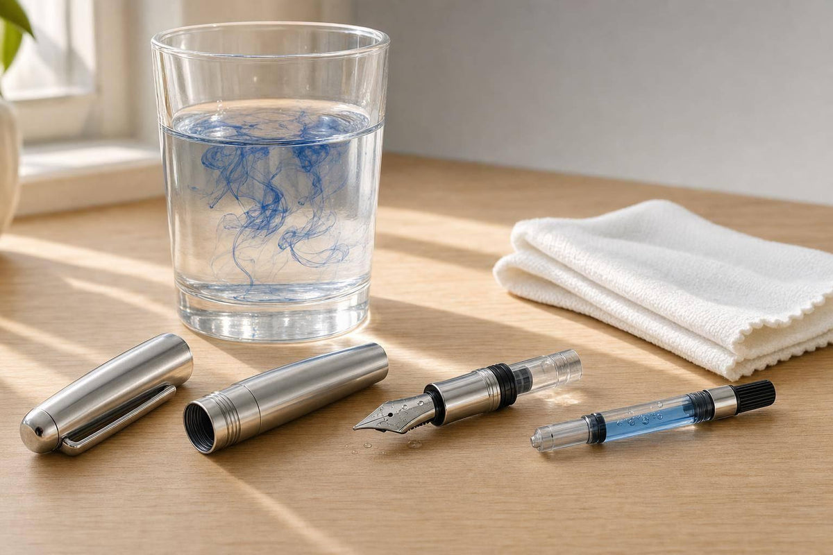 How to Clean a New Fountain Pen: Step-by-Step Guide