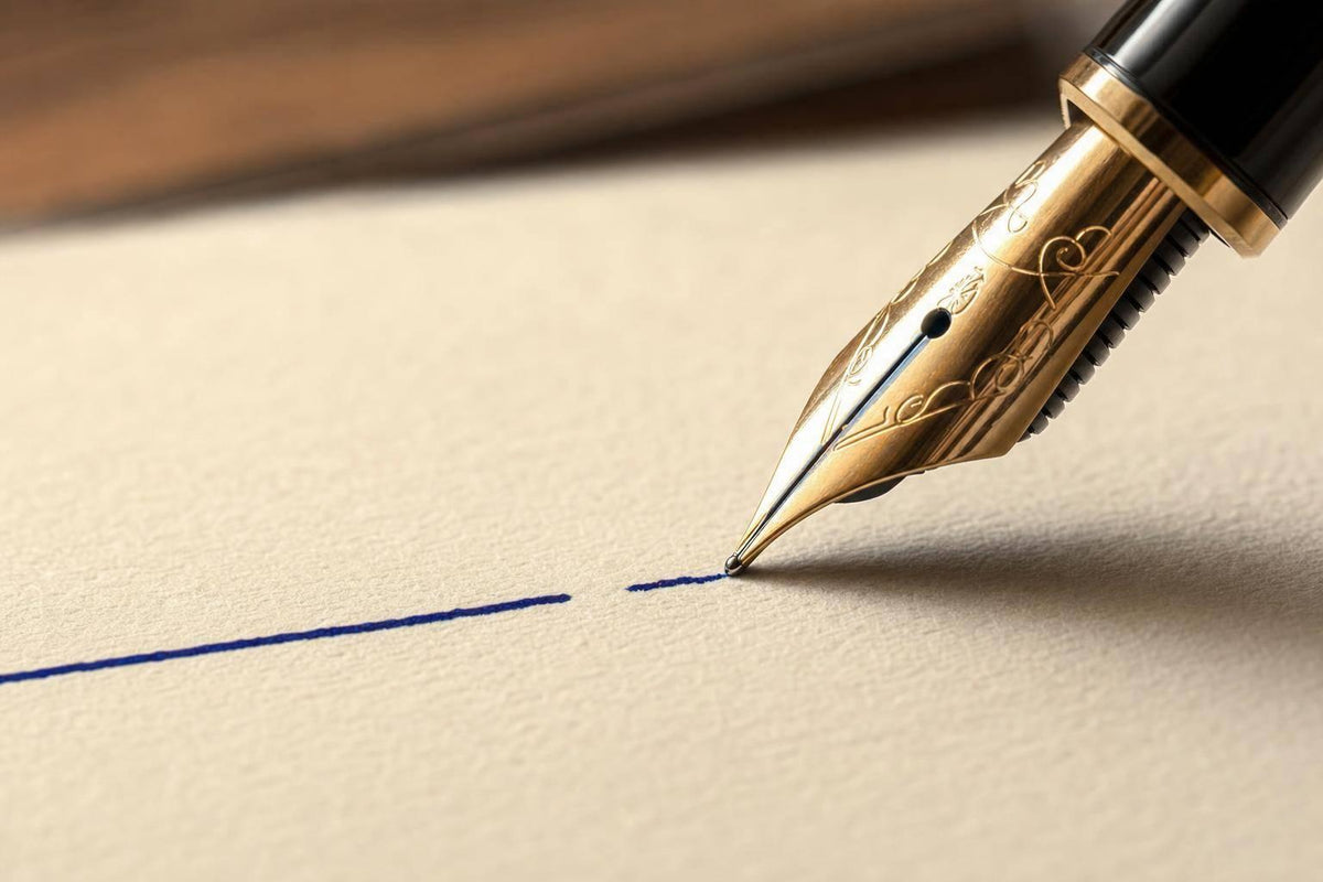 Why fountain pens skip during fast writing