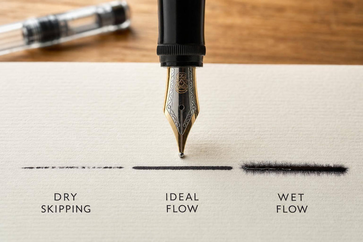 3 Fountain Pen Ink Flow Checks
