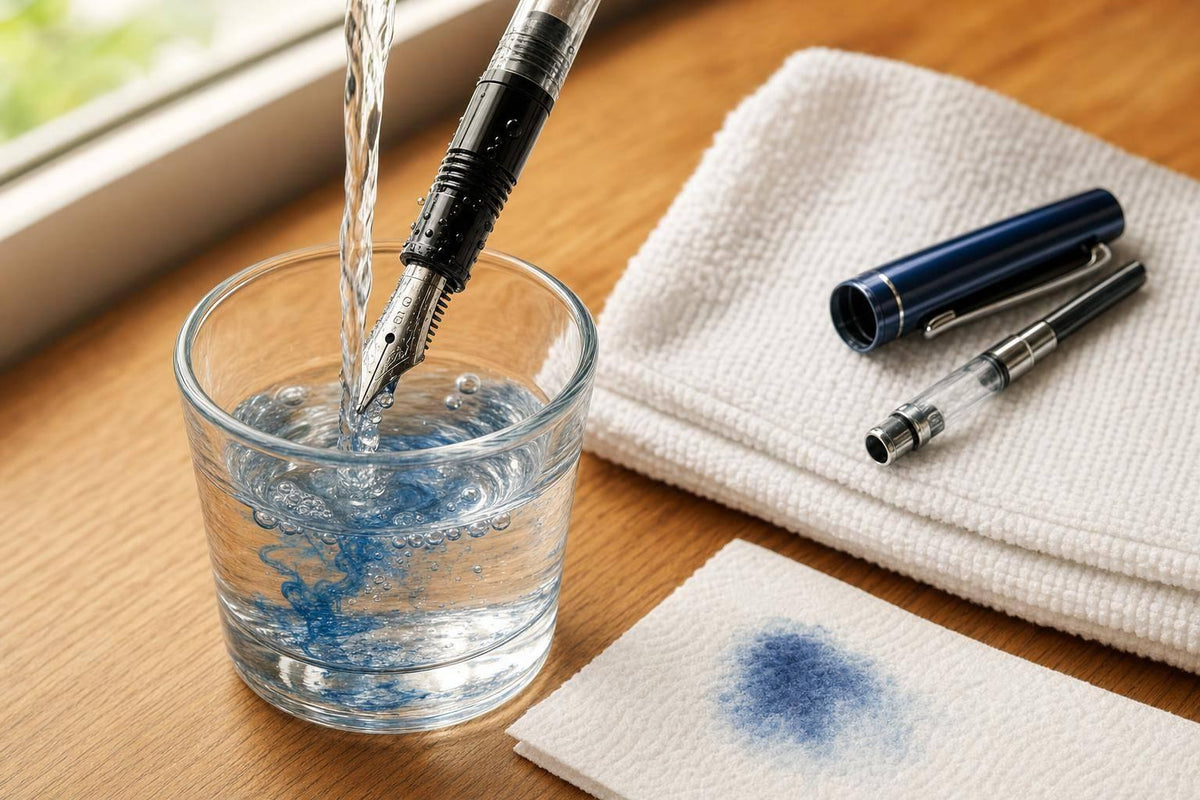 How to Flush Fountain Pen for Ink Change