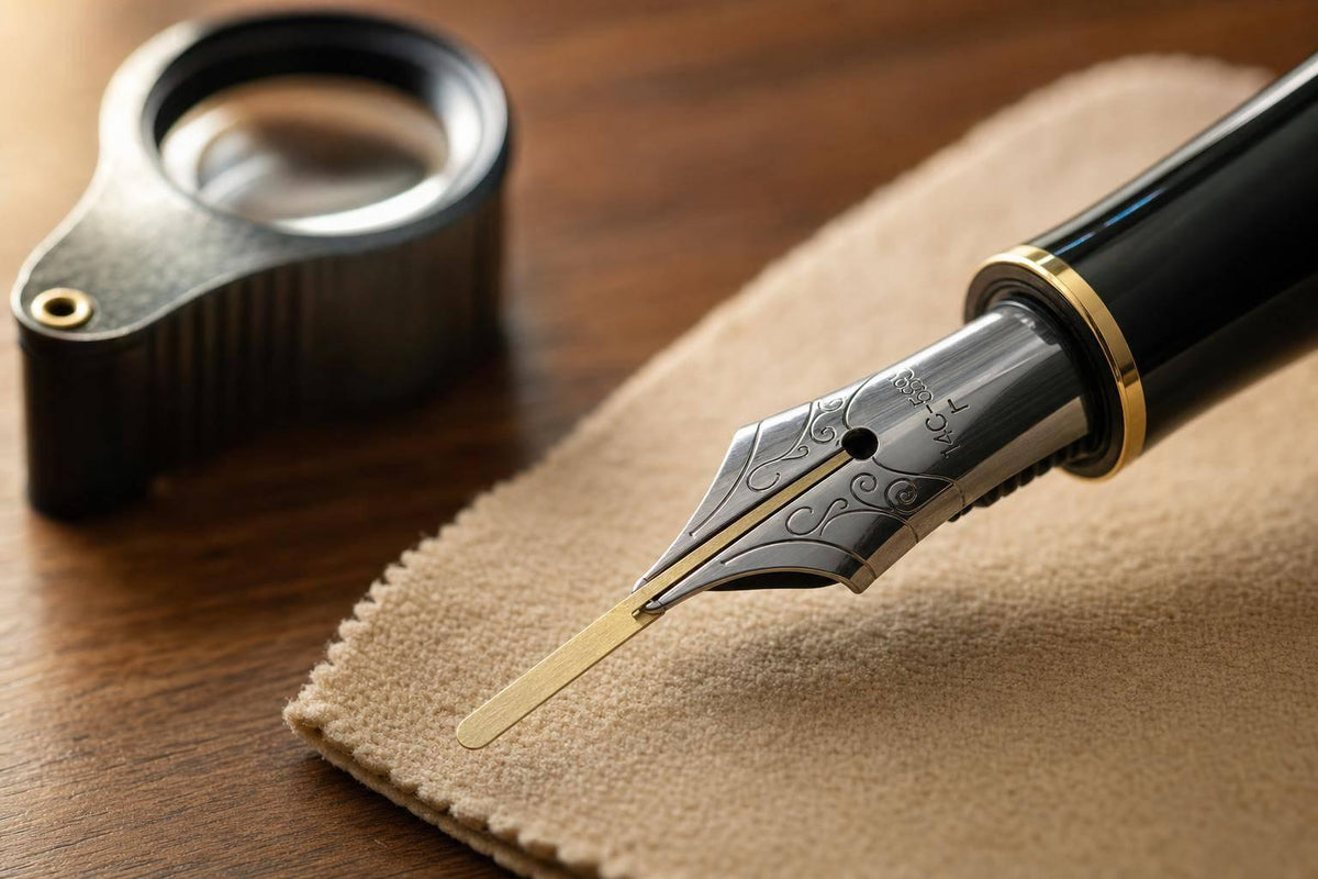 How to fix bent fountain pen nib