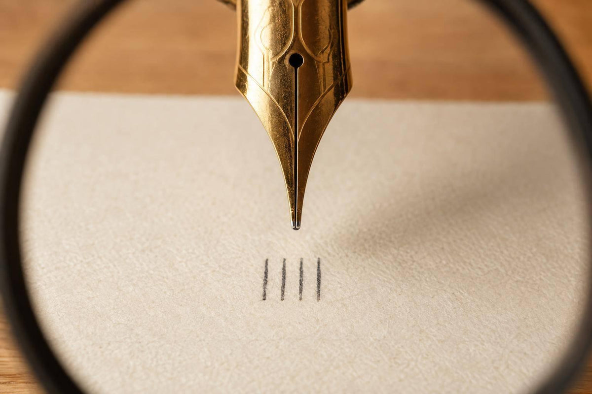 Nib Symmetry Guide for First Grind Work