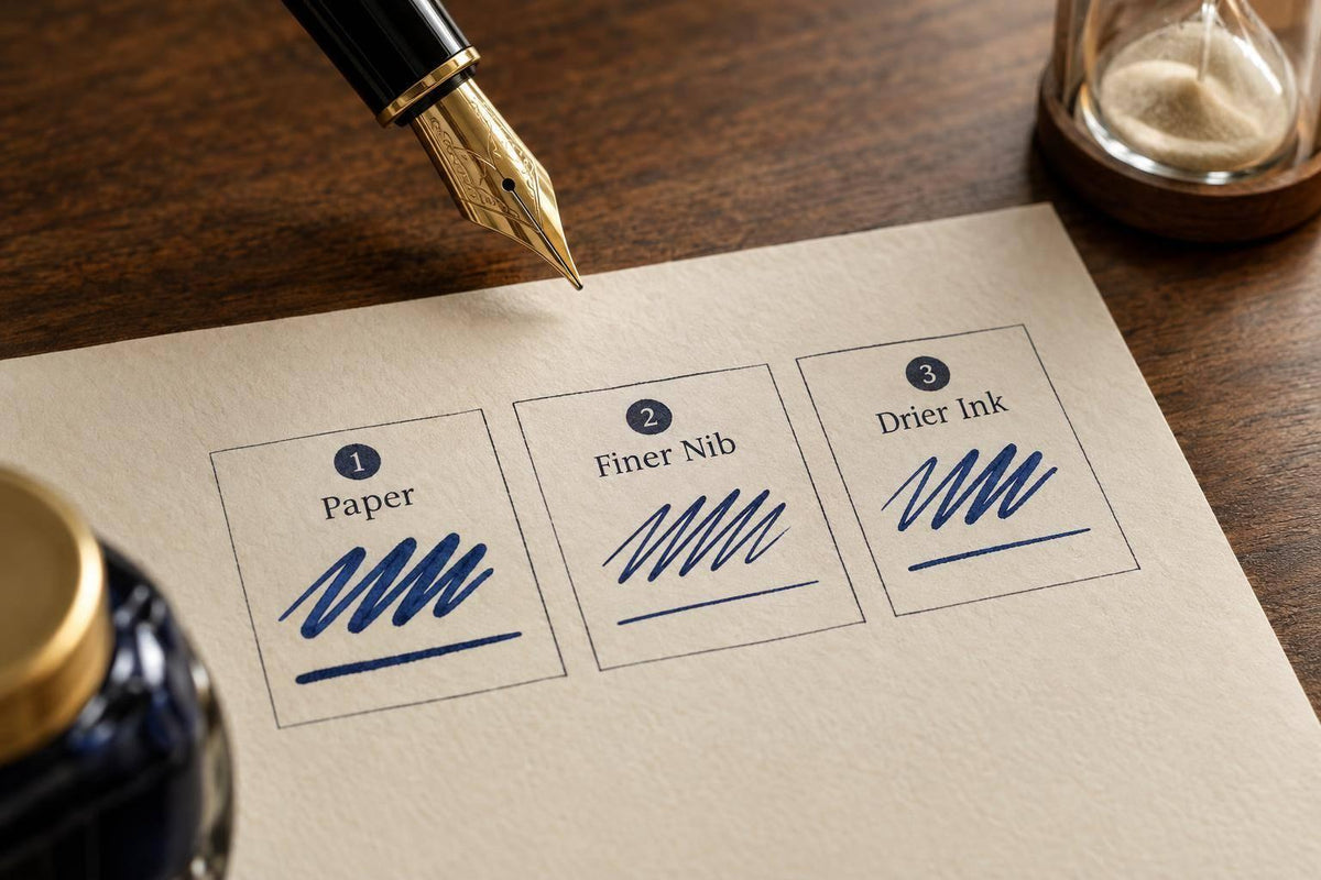3 Fixes for Fountain Pen Feathering and Bleeding
