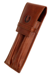 FPR Leather Two Pen Pouch