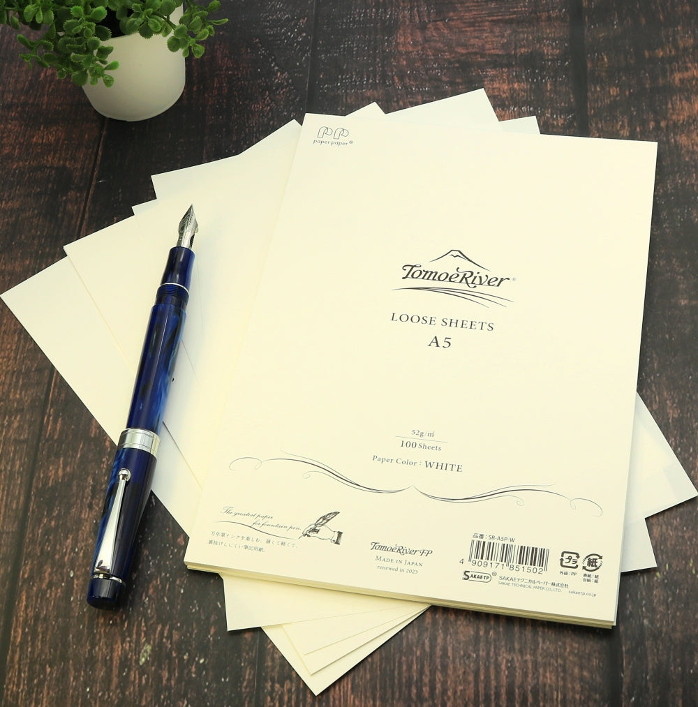 Tomoe River A5 Loose-leaf Sheets White (52gsm) – Fountain Pen