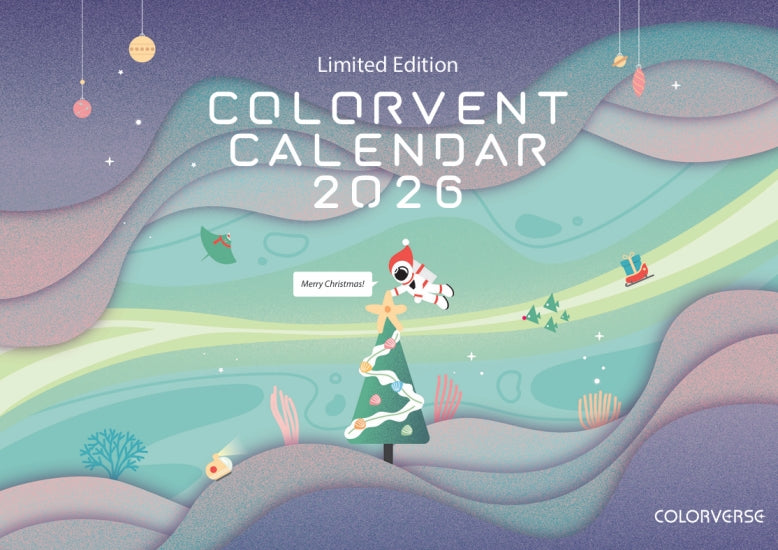Colorverse 2026 Colorvent Ink Calendar