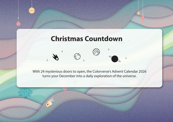 Colorverse 2026 Colorvent Ink Calendar