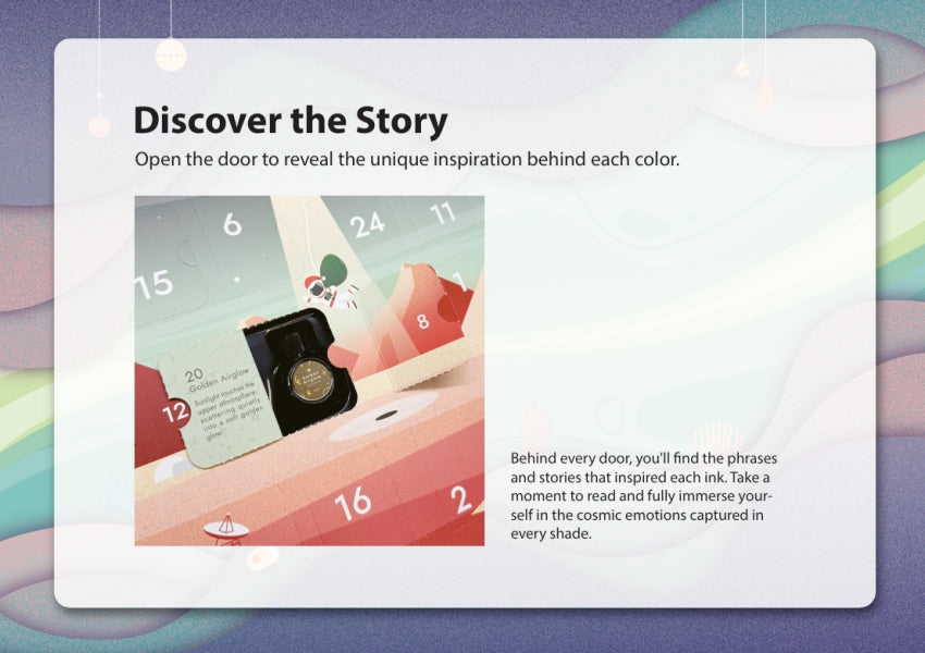 Colorverse 2026 Colorvent Ink Calendar
