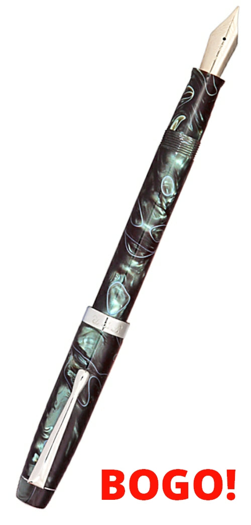 FPR Himalaya  V2-Chrome Fountain Pen - Buy One Get One FREE!