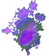 FPR Mardi Gras Fountain Pen Ink - Purple Sheening Ink