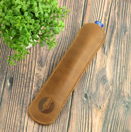 Pen deals leather holder