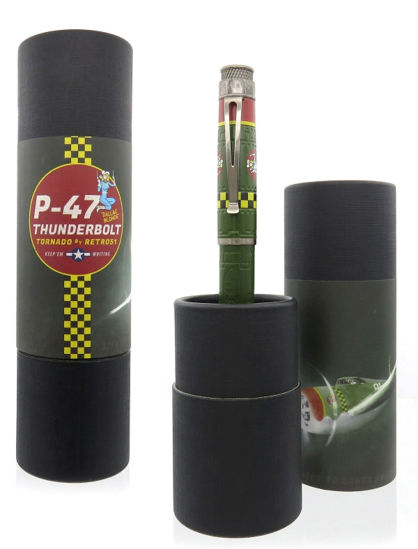 Retro 51 Tornado Fountain Pen - P-47 Thunderbolt