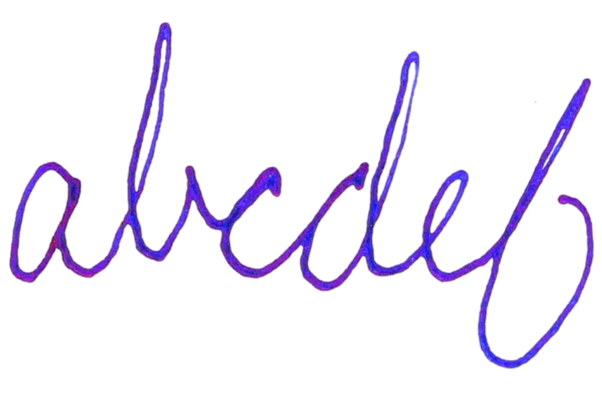 Diamine Ruby Blues Sheening Fountain Pen Ink