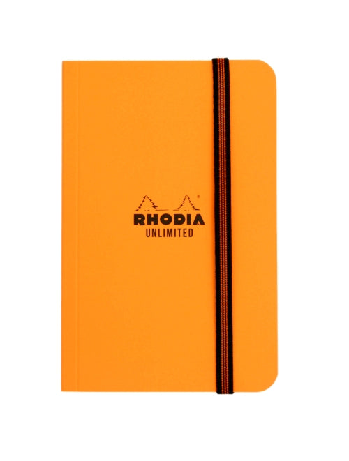 Rhodia Unlimited Notebook 3.5" x 5.5" -Lined -Black