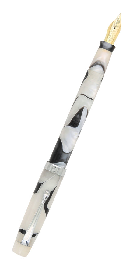 FPR Himalaya  V2-Chrome Fountain Pen -14k Gold Nib