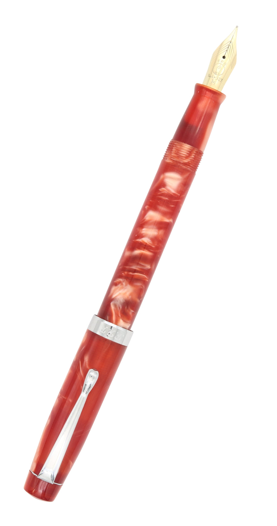 FPR Himalaya V2-Chrome Fountain Pen -14k Gold Nib – Fountain Pen