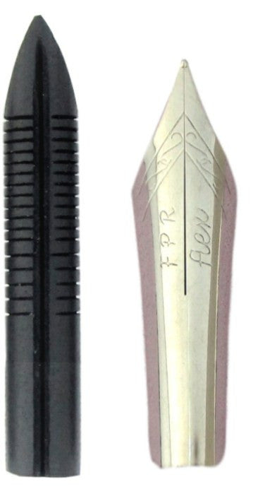 FPR #6 Flex Nib and 6.3mm Ebonite Flex Feed Combo