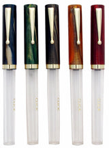 Cliquez sur le stylo plume de démonstration en bambou