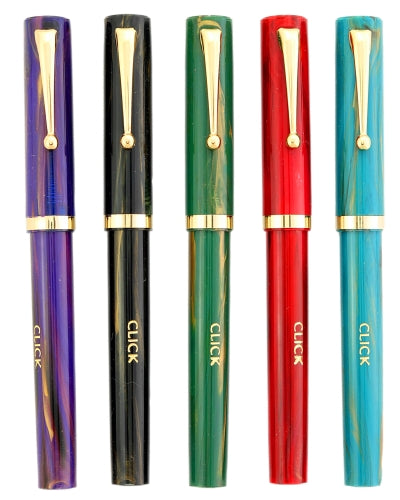Handmade Bamboo Vintage Fountain Pen Ballpoint Pen Set with
