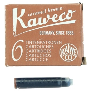 Kaweco karamelbrune fyldepenne blækpatroner