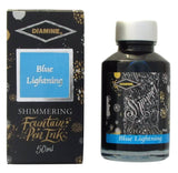 diamine blue lightning shimmer ink bottle