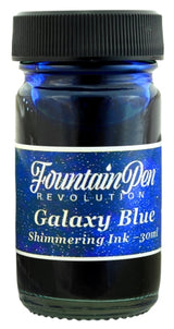 Fpr galaxy blue shimmer fyllepennblekk