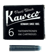 Kaweco parelzwarte vulpeninktcartridges