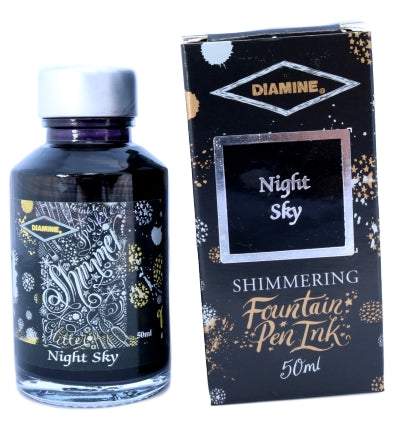 Diamine Night Sky Shimmer Fountain Pen Ink