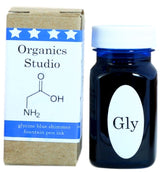 Organics studio glycine blue shimmer fyllepennblekk