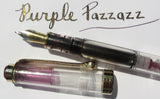 Encre pour stylo plume Diamine violet pazzazz scintillant