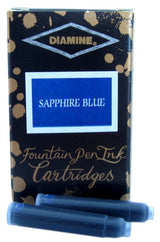 Diamine Sapphire Blue Fountain Pen Ink Cartridges