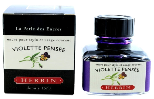 ［希少］刺繍本/Pensées et violettes 5-A-3626 J. Herbin Violette Pensée Fountain Pen Ink – Fountain Pen Revolution